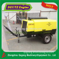 Diesel mining used screw air compressor/mobile diesel power screw portable air compressor